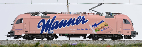 Kato HobbyTrain Lemke RA1006 - Slovenian Electric Advertising Locomotive Manner